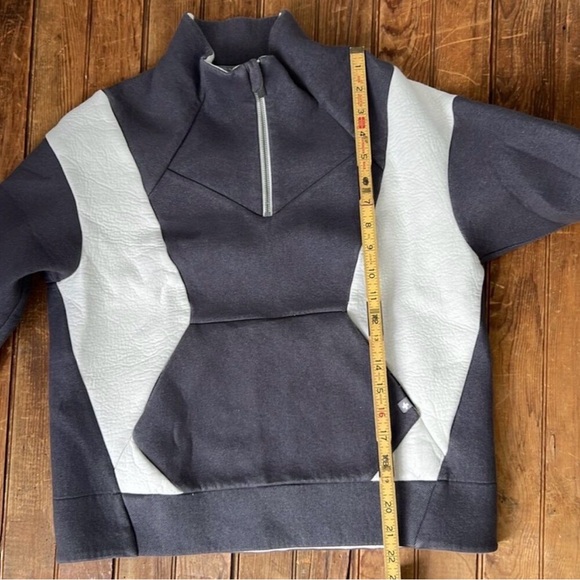 Figs Color Block Neoprene Limited Edition 1/4 Zip Sweatshirt Jacket Small - Picture 4 of 6